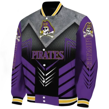 east carolina pirates arrow layer purple black varsity jacket best selling.webp