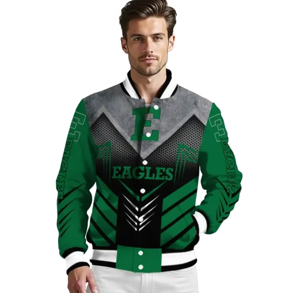 eastern michigan eagles arrow layer green black varsity jacket high quality.webp