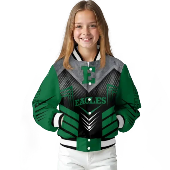 eastern michigan eagles arrow layer green black varsity jacket top rated.webp
