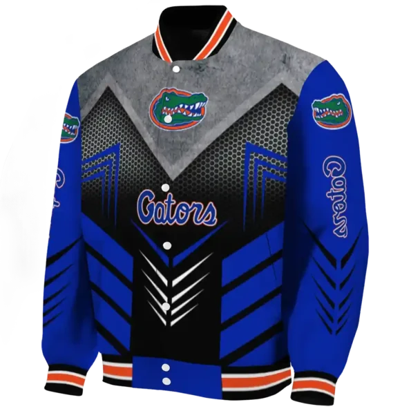 florida gators arrow layer blue black varsity jacket best selling.webp