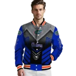 florida gators arrow layer blue black varsity jacket best selling.webp