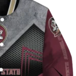 florida state seminoles arrow layer garnet black varsity jacket best selling.webp