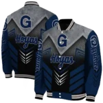 georgetown hoyas arrow layer blue black varsity jacket best selling.webp