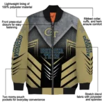 georgia-tech-yellow-jackets-arrow-layer-gold-black-bomber-jacket-best-selling.webp