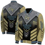 georgia tech yellow jackets arrow layer gold black varsity jacket best selling.webp