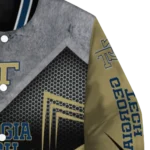 georgia tech yellow jackets arrow layer gold black varsity jacket best selling.webp