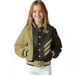 georgia tech yellow jackets triple side stripes gold black varsity jacket best selling.webp