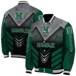 hawaii-rainbow-warriors-arrow-layer-green-black-varsity-jacket-best-selling.webp