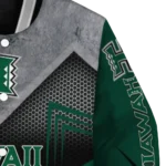 hawaii-rainbow-warriors-arrow-layer-green-black-varsity-jacket-best-selling.webp