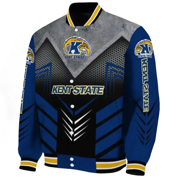 kent state golden flashes arrow layer navy blue black varsity jacket best selling