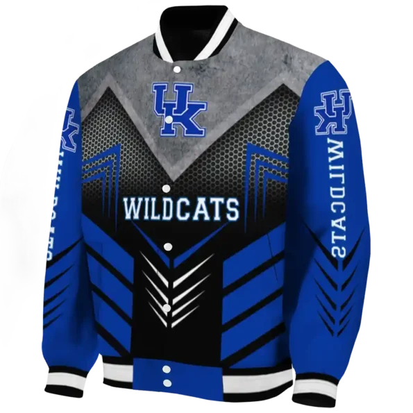 kentucky wildcats arrow layer blue black varsity jacket best selling