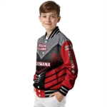 louisiana ragin cajuns arrow layer red black varsity jacket best selling.webp