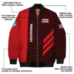 louisiana-ragin-cajuns-triple-side-stripes-red-black-bomber-jacket-best-selling.webp