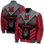 miami-redhawks-arrow-layer-red-black-varsity-jacket-best-selling.webp