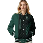 michigan-state-spartans-triple-side-stripes-green-black-varsity-jacket-best-selling.webp