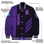 northwestern-wildcats-triple-side-stripes-purple-black-varsity-jacket-best-selling.webp