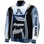 personalized-akron-zips-mesh-effect-blue-black-varsity-jacket-best-selling.webp