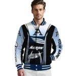 personalized-akron-zips-mesh-effect-blue-black-varsity-jacket-best-selling.webp