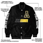 personalized-appalachian-state-mountaineers-hexagon-mesh-black-varsity-jacket-best-selling.webp