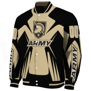 personalized army black knights spider mark gold black varsity jacket best selling.webp