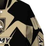 personalized army black knights spider mark gold black varsity jacket best selling.webp