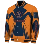 personalized auburn tigers spider mark navy blue orange varsity jacket best selling.webp