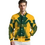 personalized baylor bears spider mark green gold varsity jacket best selling.webp