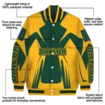personalized baylor bears spider mark green gold varsity jacket best selling.webp