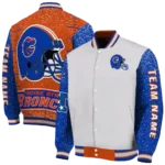 personalized-boise-state-broncos-speckled-arms-orange-gray-varsity-jacket-best-selling.webp
