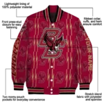 personalized-boston-college-eagles-bolt-stripe-maroon-varsity-jacket-best-selling.webp