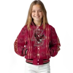personalized-boston-college-eagles-bolt-stripe-maroon-varsity-jacket-best-selling.webp