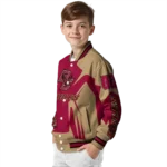 personalized boston college eagles spider mark maroon gold varsity jacket best selling.webp