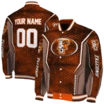 personalized-bowling-green-falcons-power-plate-orange-varsity-jacket-best-selling.webp