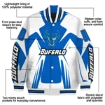 personalized buffalo bulls spider mark royal blue white varsity jacket best selling.webp