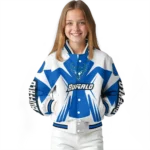 personalized buffalo bulls spider mark royal blue white varsity jacket best selling.webp