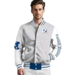 personalized-byu-cougars-speckled-arms-blue-gray-varsity-jacket-best-selling.webp