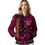 personalized-central-michigan-chippewas-hexagon-cluster-maroon-black-varsity-jacket-best-selling.webp