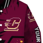 personalized-central-michigan-chippewas-hexagon-cluster-maroon-black-varsity-jacket-best-selling.webp