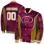 personalized-central-michigan-chippewas-power-plate-maroon-varsity-jacket-best-selling.webp