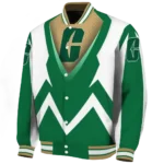 personalized-charlotte-49ers-v-stripes-green-white-varsity-jacket-best-selling.webp