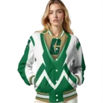 personalized-charlotte-49ers-v-stripes-green-white-varsity-jacket-best-selling.webp