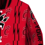 personalized-cincinnati-bearcats-bolt-stripe-red-varsity-jacket-best-selling.webp