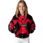 personalized cincinnati bearcats spider mark red black varsity jacket best selling.webp