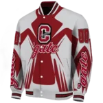 personalized colgate raiders spider mark maroon gray varsity jacket best selling.webp