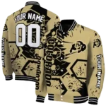 personalized-colorado-buffaloes-hexagon-cluster-gold-black-varsity-jacket-best-selling.webp