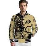 personalized-colorado-buffaloes-hexagon-cluster-gold-black-varsity-jacket-best-selling.webp