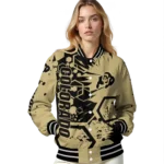 personalized-colorado-buffaloes-hexagon-cluster-gold-black-varsity-jacket-best-selling.webp