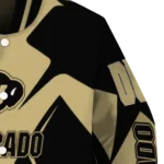 personalized colorado buffaloes spider mark gold black varsity jacket best selling.webp