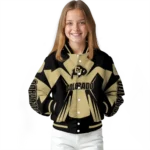 personalized colorado buffaloes spider mark gold black varsity jacket best selling.webp