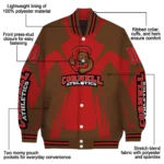 personalized cornell big red spider mark red brown varsity jacket best selling.webp